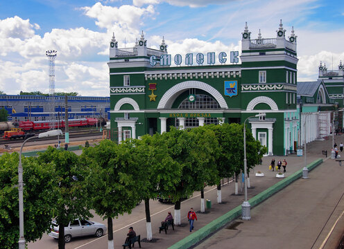 Railway station of Smolensk, Russia