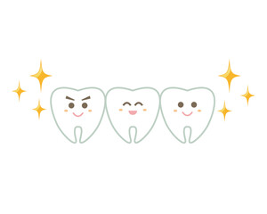 Tooth character illustration. Dentist . dental clinic
