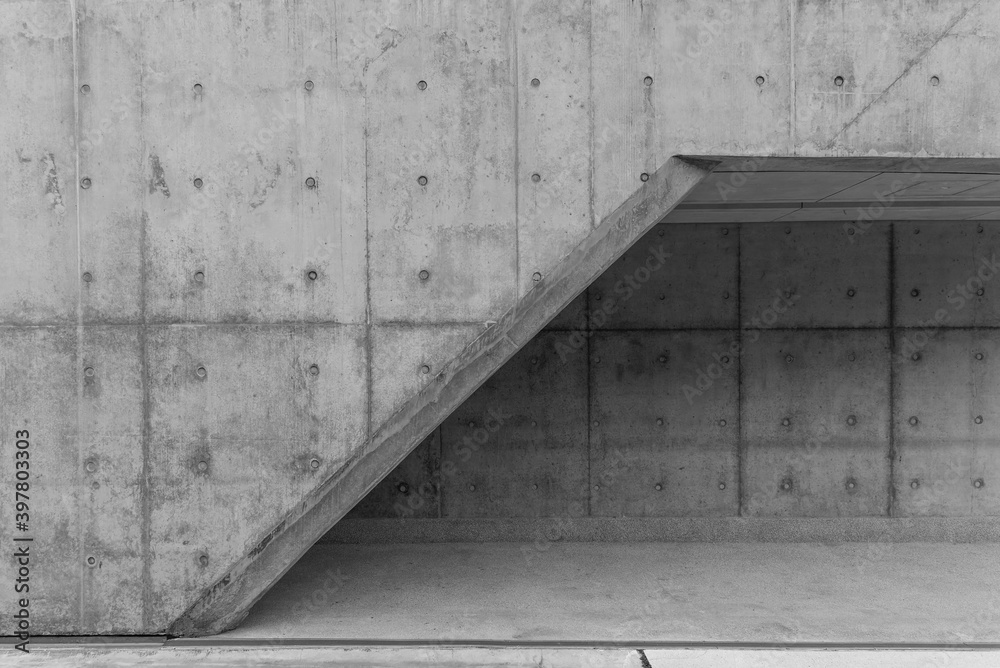 Aufkleber exterior of modern architecture. building abstract background