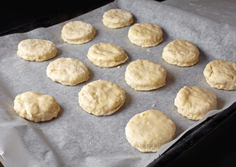Raw cheddar biscuits