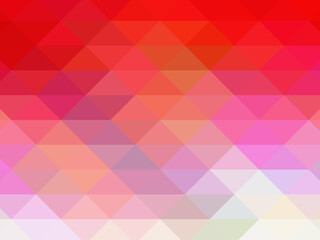 Fototapeta na wymiar Triangular pixelation. Multi-colored pixel background. The texture consisting of multi-colored triangles.