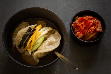 Korean Dumpling Soup which is called MandutGuk