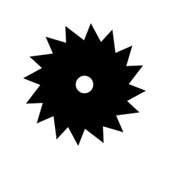 Saw icon, logo isolated on white background