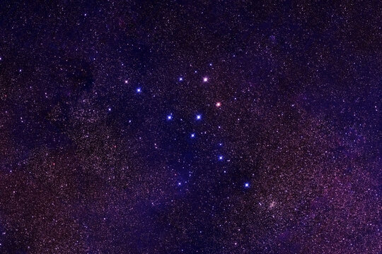 A beautiful cosmic constellation. Elements of this image were furnished by NASA.