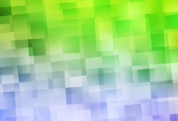 Light Pink, Green vector pattern in square style.