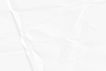 crumpled white paper background close up