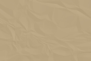 crumpled brown paper background close up