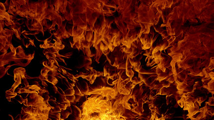 Fire flames abstract background