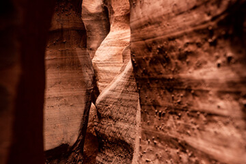 red rock slot canyons in utah