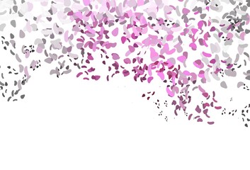 Light Pink, Green vector backdrop with abstract shapes.