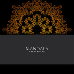 beautiful mandala design decorative background
