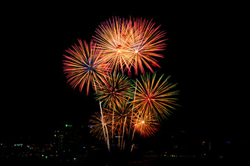 Obraz premium Firework Festival Background