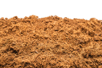 Coconut substrate background.