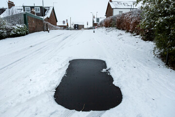 first snow fall in Auchinleck scotland