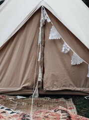 tent in the forest © Максим Евдокимов
