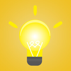 Bulb-light.Idea creative modern stylish icon