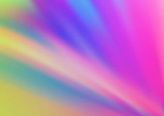 Fototapeta premium Light Multicolor, Rainbow vector abstract bright background.