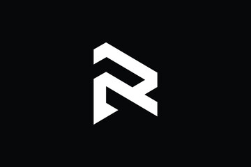 R logo letter design on luxury background. R logo monogram initials letter concept. RD icon logo design. DR elegant and Professional letter icon design on black background. R RD DR