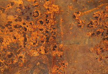 Old metal iron rust background and texture
