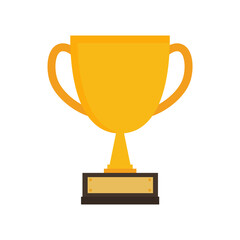 First prize gold trophy icon,prize gold trophy, winner, first prize, vector illustration and icon