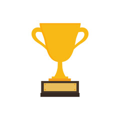 First prize gold trophy icon,prize gold trophy, winner, first prize, vector illustration and icon