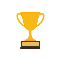 First prize gold trophy icon,prize gold trophy, winner, first prize, vector illustration and icon