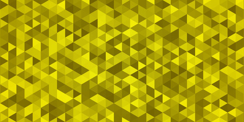 abstract yellow geometric pattern banner design