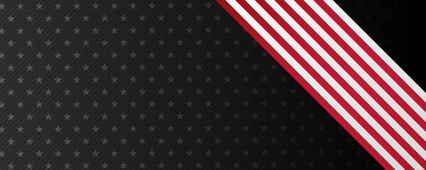 Fototapeta premium American flag ribbon abstract color background vector