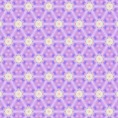Kaleidoscope pattern made illustration from any geometrical shape for creative design background. illustration