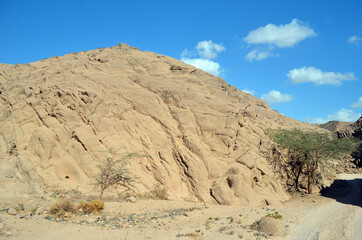 Desert of Sinai Peninsula, Egypt. Near Sharm El Sheikh