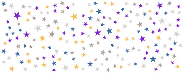 Colorful star pattern background for wide banner. Vector illustration design for presentation, banner, cover, web, flyer, card, poster, wallpaper, texture, slide, magazine, and powerpoint.