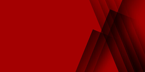 Red abstract background with slice cut pattern