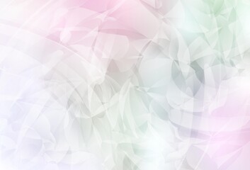 Light Pink, Yellow vector pattern with random forms.