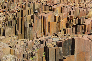 Organ Pipes near Khorixas / Twijfelfontein Namibia
a rock formation of a group of columnar basalts which resemble organ pipes