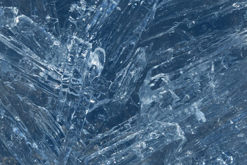 blue ice texture background