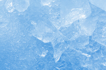Obraz premium blue ice texture background