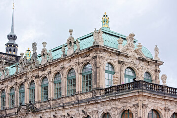 Fototapeta premium Zwinger-palace and park complex of four buildings