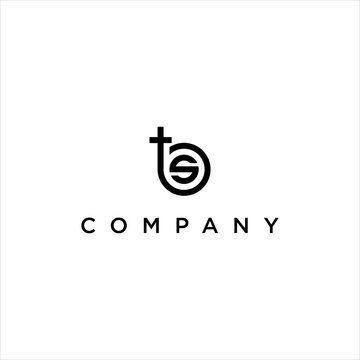 Simple TB  Letter Logo Vector Design