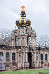 Obraz premium Zwinger-palace and park complex of four buildings