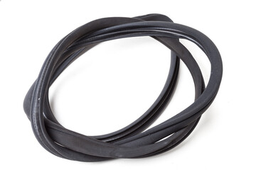 A roll of rolled up black rubber sealant to seal the body, doors or trunk of the car, preventing heat loss in the interior and moisture ingress. Gasket for repair in the workshop.