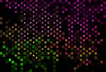 Dark Pink, Green vector texture with rectangular style.