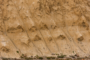 Gully erosion is a water erosion, prominent in arid cold desert landscape of Spiti due to barren steep slopes & weak unconsolidated geological surface mud rocks in Trans  Himalayas of Himachal Pradesh
