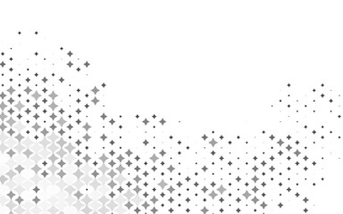 Obraz premium Light Silver, Gray vector texture with beautiful stars.