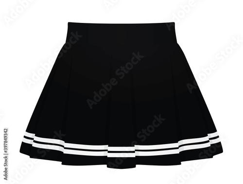 mini skirt vector