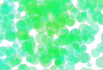 Light Green, Yellow vector backdrop with dots.