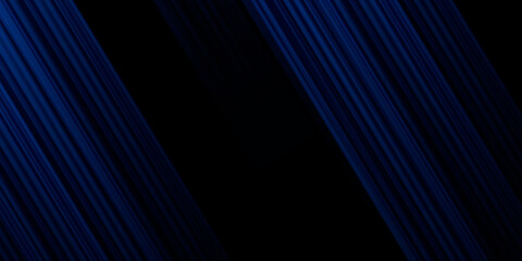 Obraz premium Dark blue background with line abstract graphic elements for presentation background design.