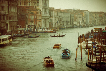 Venedig - Boote auf dem Kanal