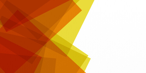 Orange yellow white gradient geometric shape background with dynamic triangle abstract