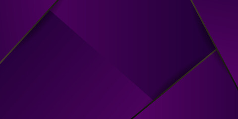 Luxurious purple and golden overlap triangle geometric layer background