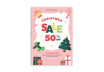 Christmas Sale Flyer Layout